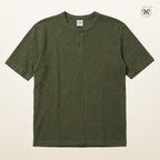 Waffle Henly Neck T-Shirt