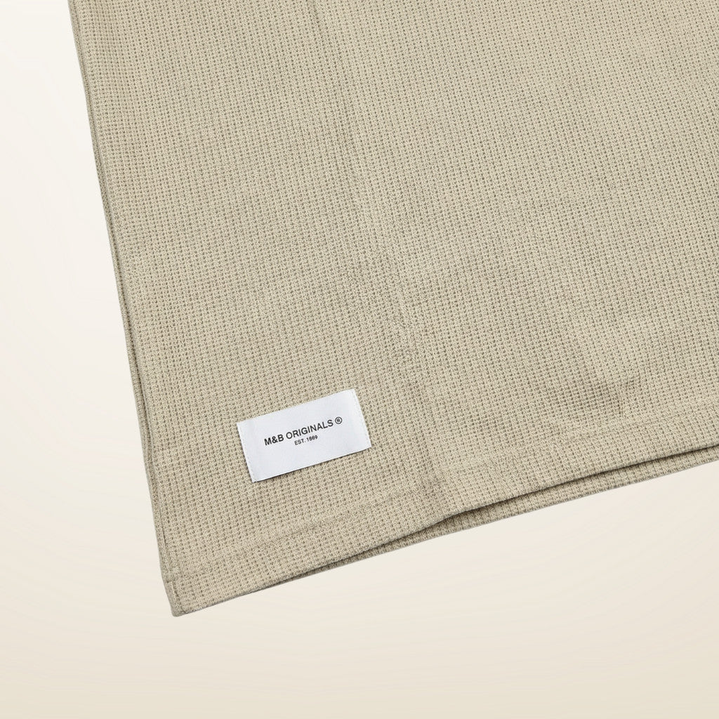 Waffle Round Neck T-Shirt