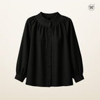 Raglan Sleeve with Soft Pleated