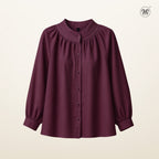 Raglan Sleeve with Soft Pleated