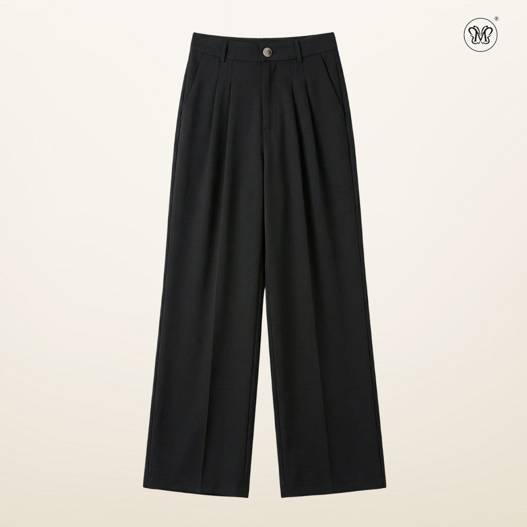 Soft-Pleated Waist Pants