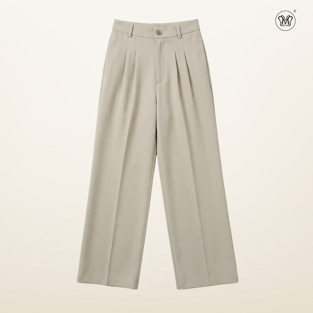 Soft-Pleated Waist Pants