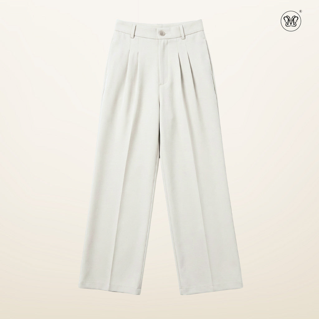 Soft-Pleated Waist Pants