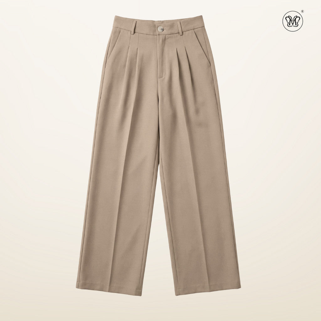 Soft-Pleated Waist Pants