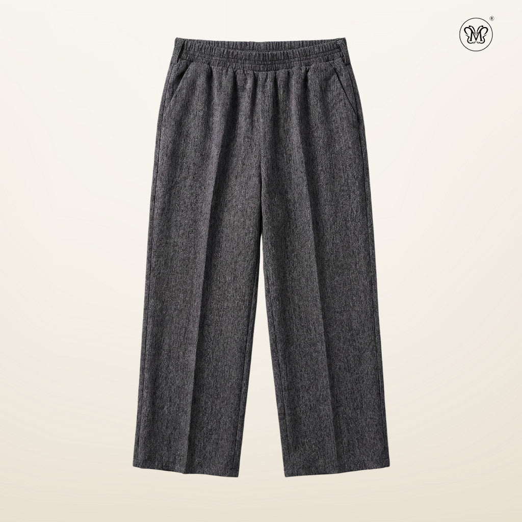 Straight Wide-Leg Pants