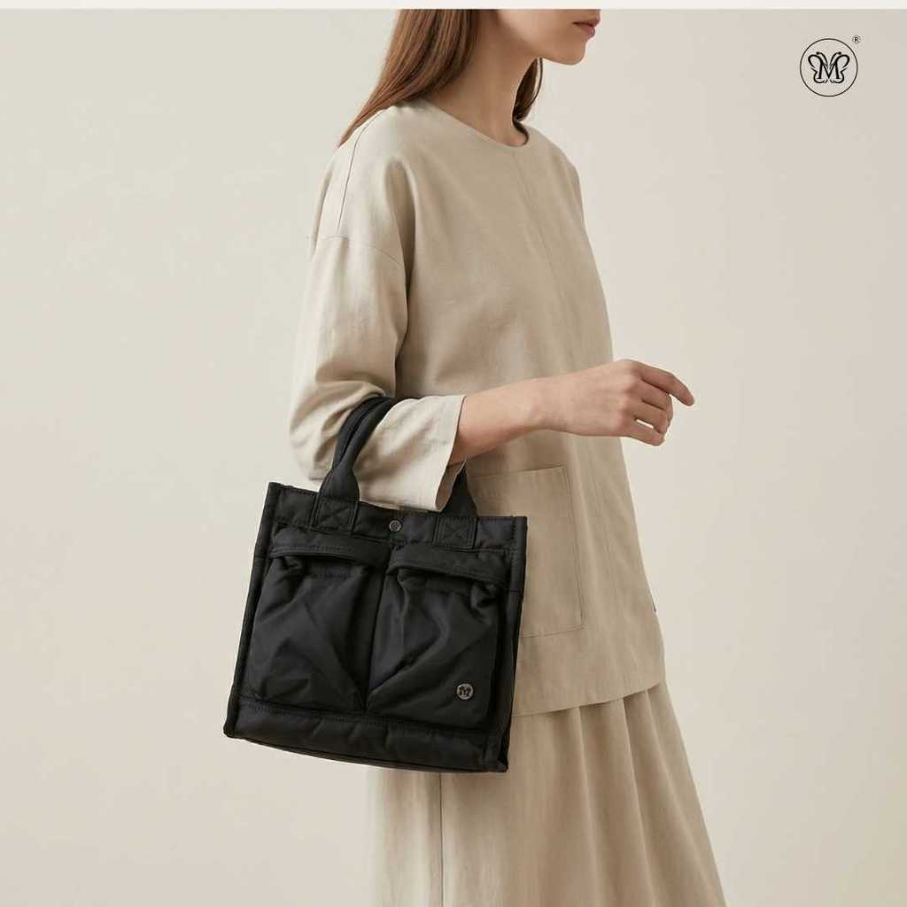 Front Two Pocket Small Tote