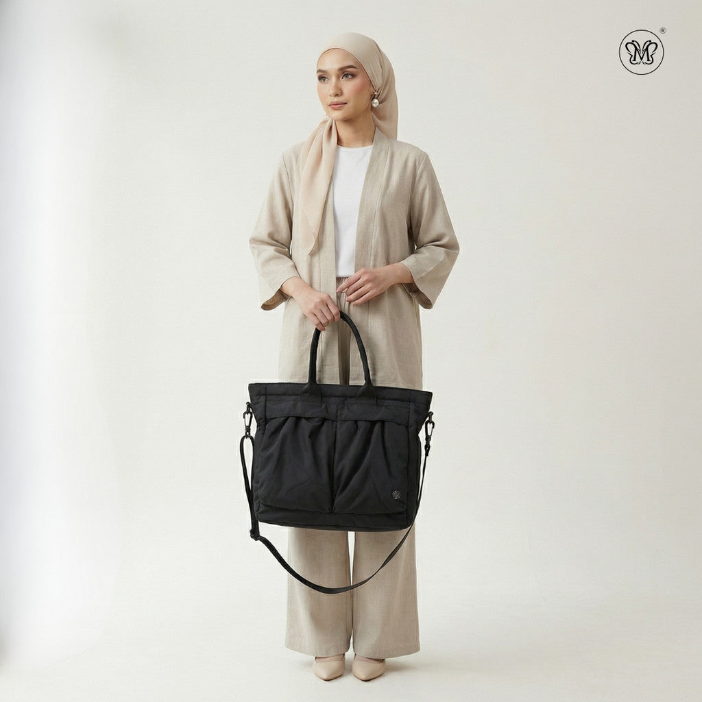 Front Two Pocket Tote Bag