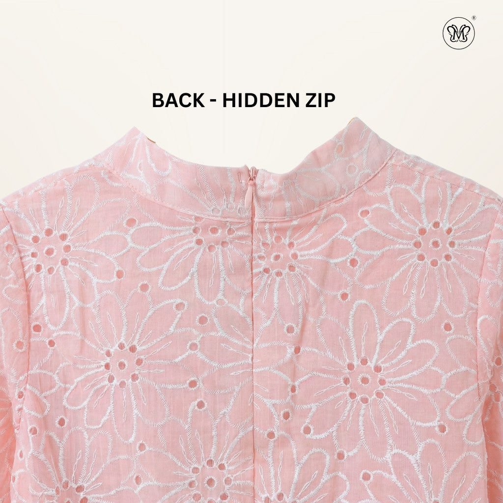Bunga Embroidered Peplum Set