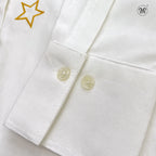 Ladies Embroidered Button-Up Shirt