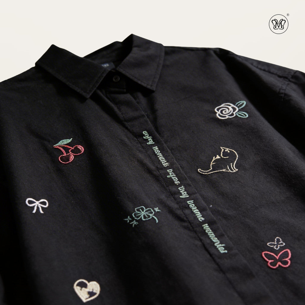 Embroidered Motif Shirt