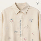 Embroidered Motif Shirt