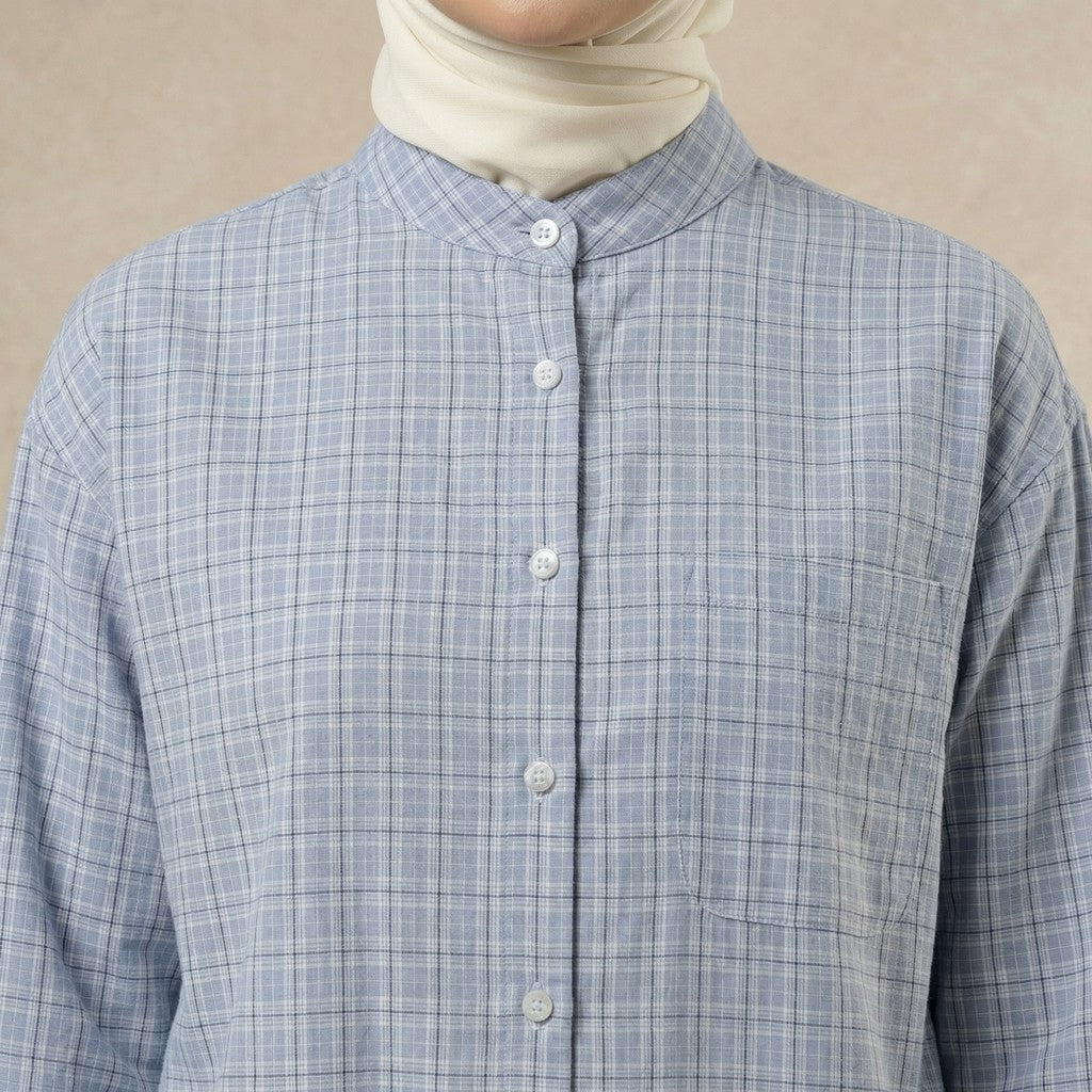 Soft Plaid Relaxed Shirt