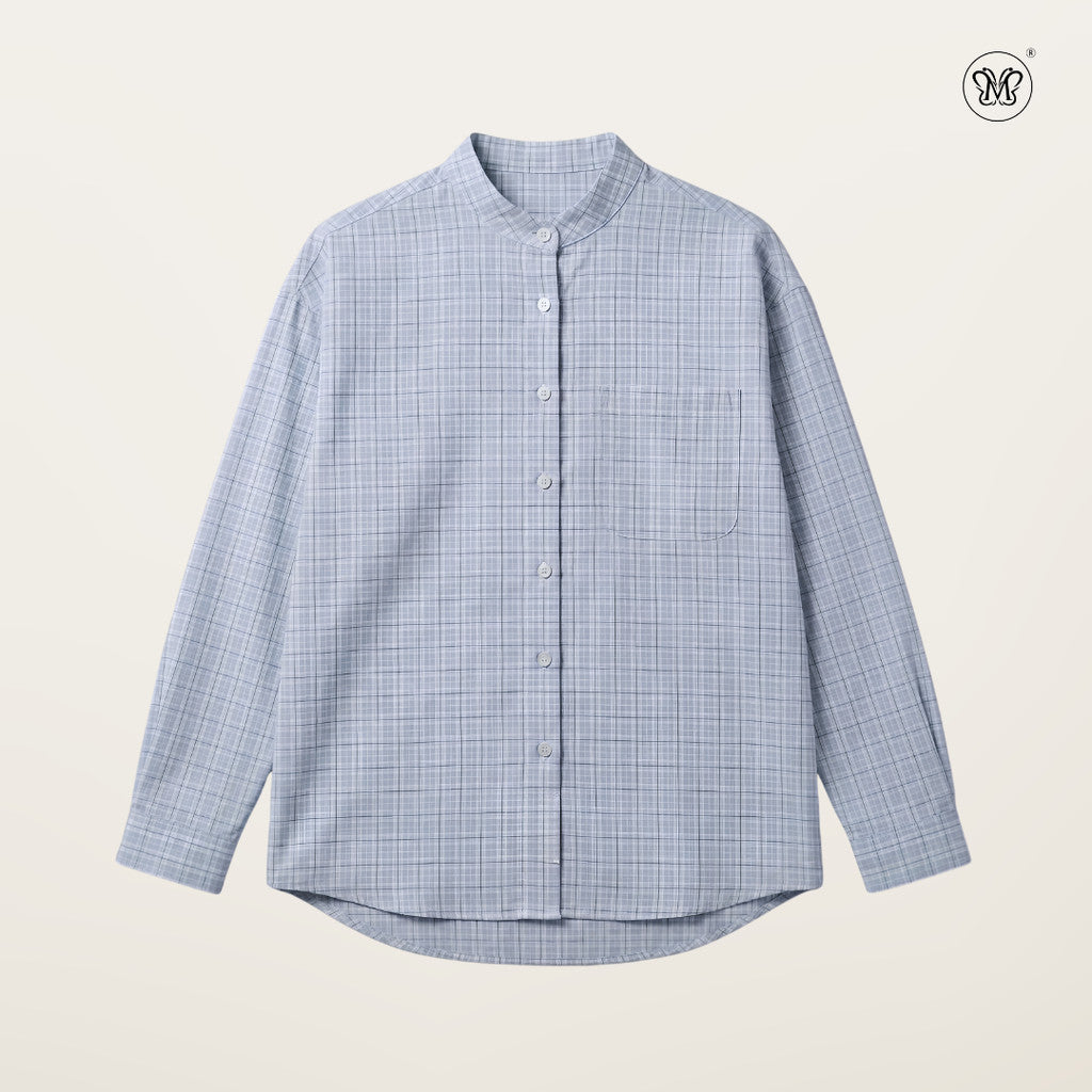 Soft Plaid Relaxed Shirt
