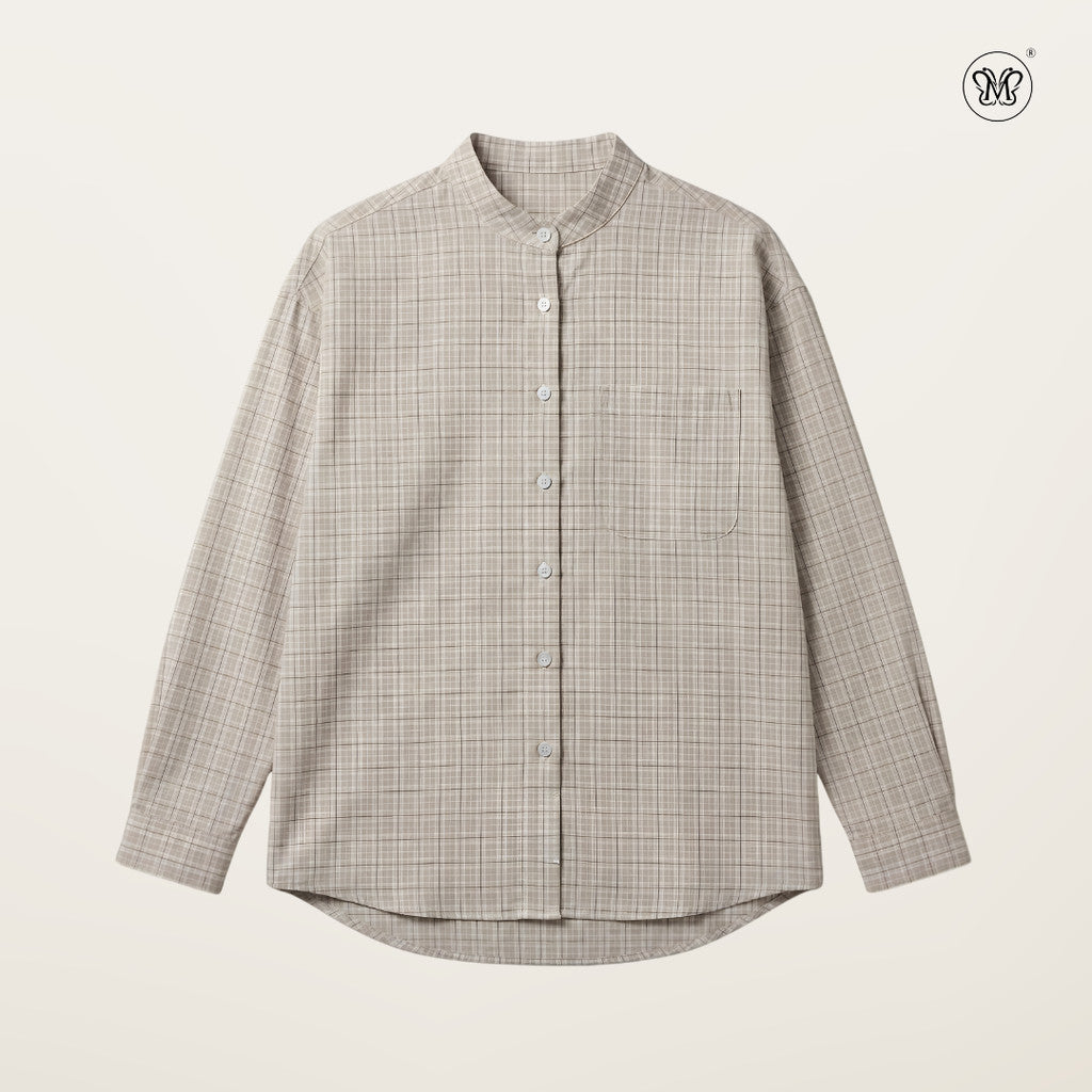 Soft Plaid Relaxed Shirt