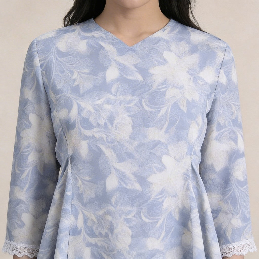 Peplum Semi-Fitted Blouse