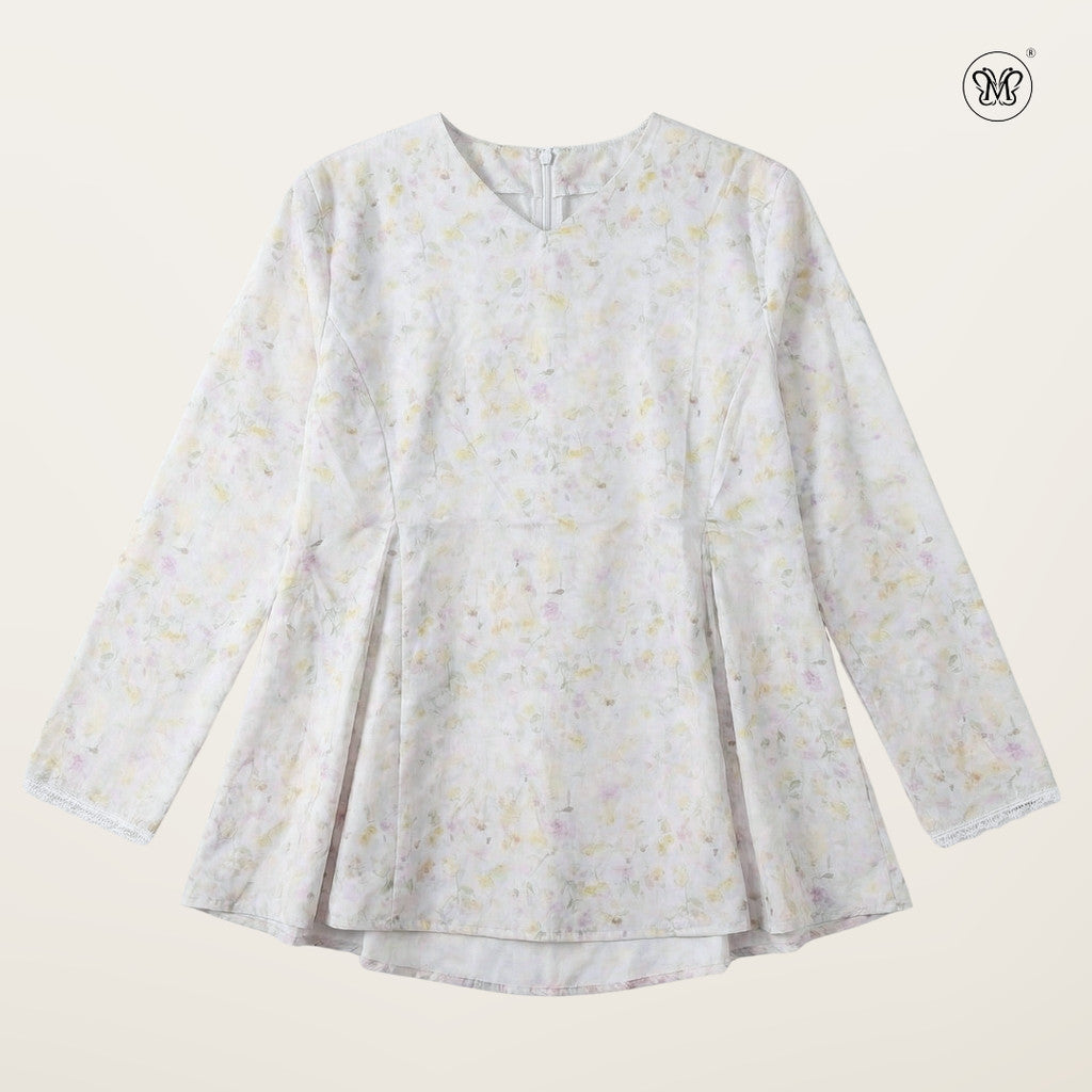Peplum Semi-Fitted Blouse
