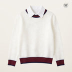 Textured Knit Collar Top