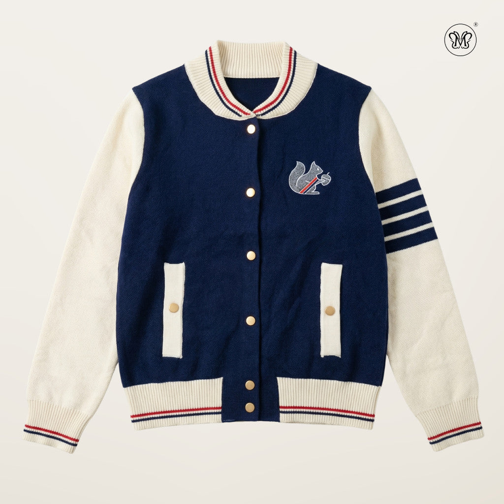 Knitted Bomber Jacket