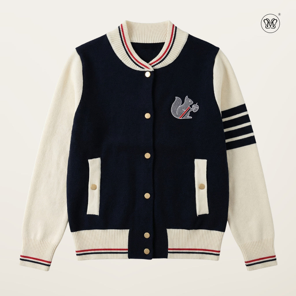 Knitted Bomber Jacket