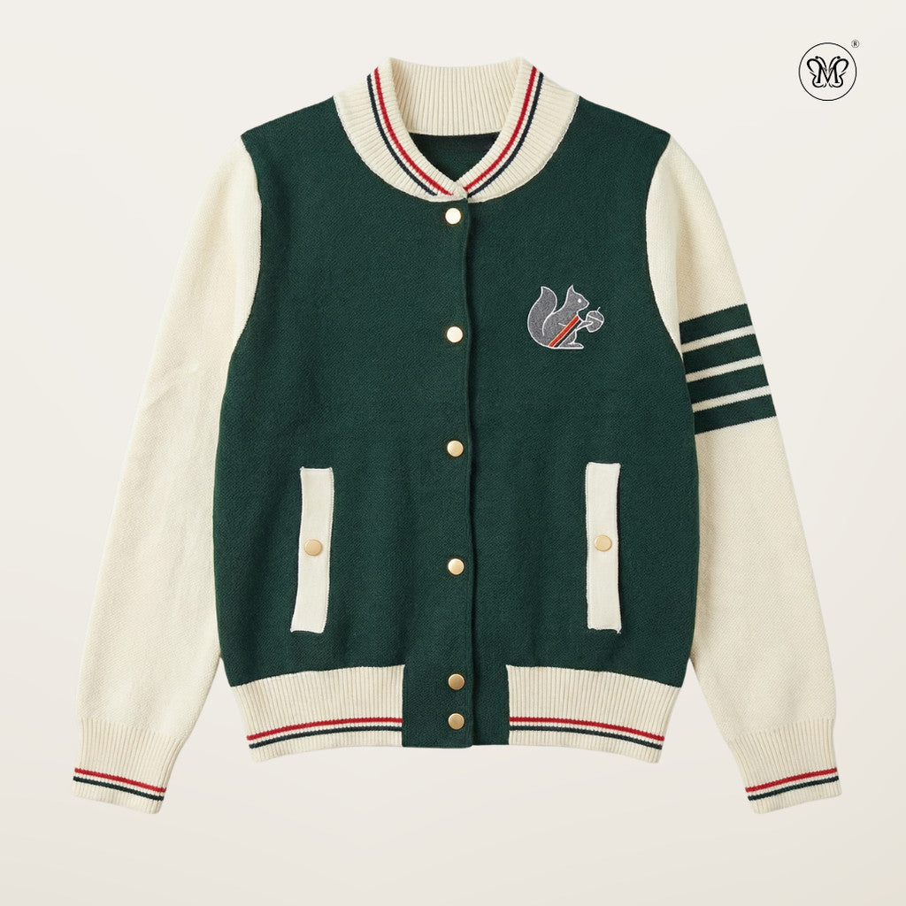 Knitted Bomber Jacket