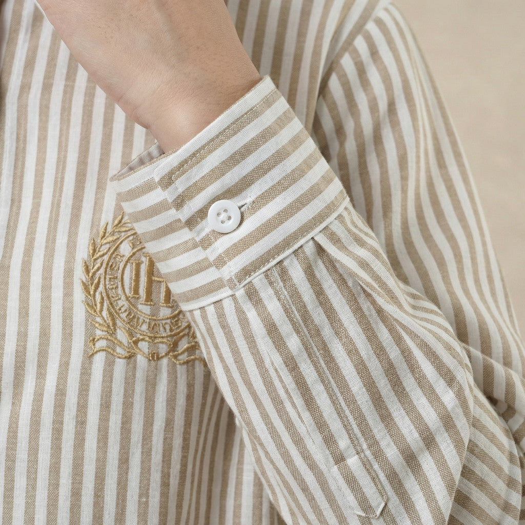 Classic Stripe Collared Shirt