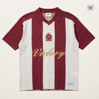 Victory Stripe Knit Polo