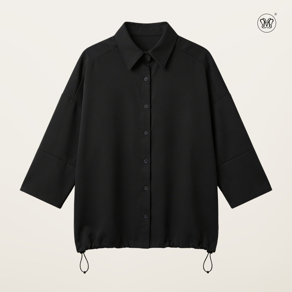 Adjustable Drawstring Shirt