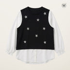 Minimal Floral Layered Top
