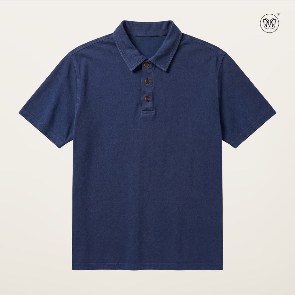 Vintage Washed Polo Tee