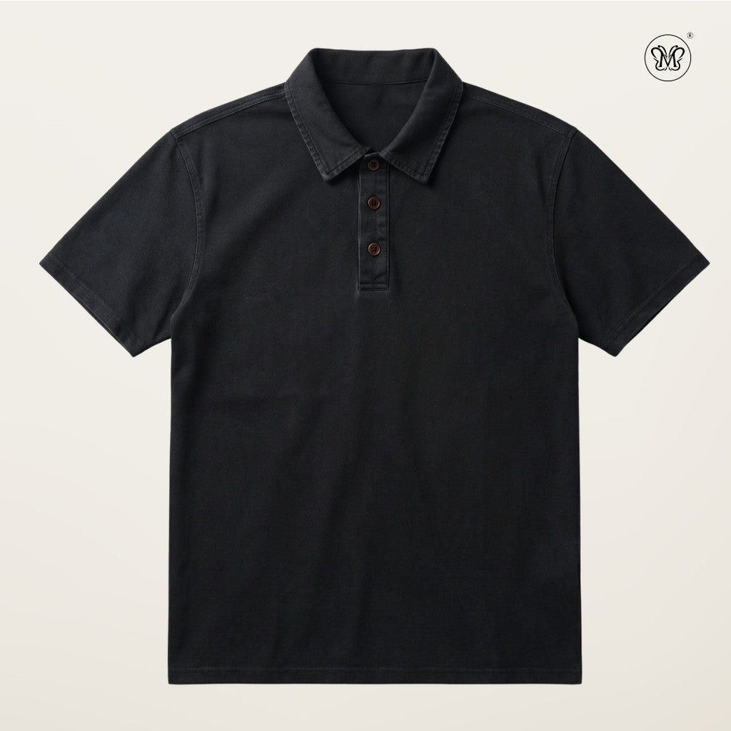 Vintage Washed Polo Tee
