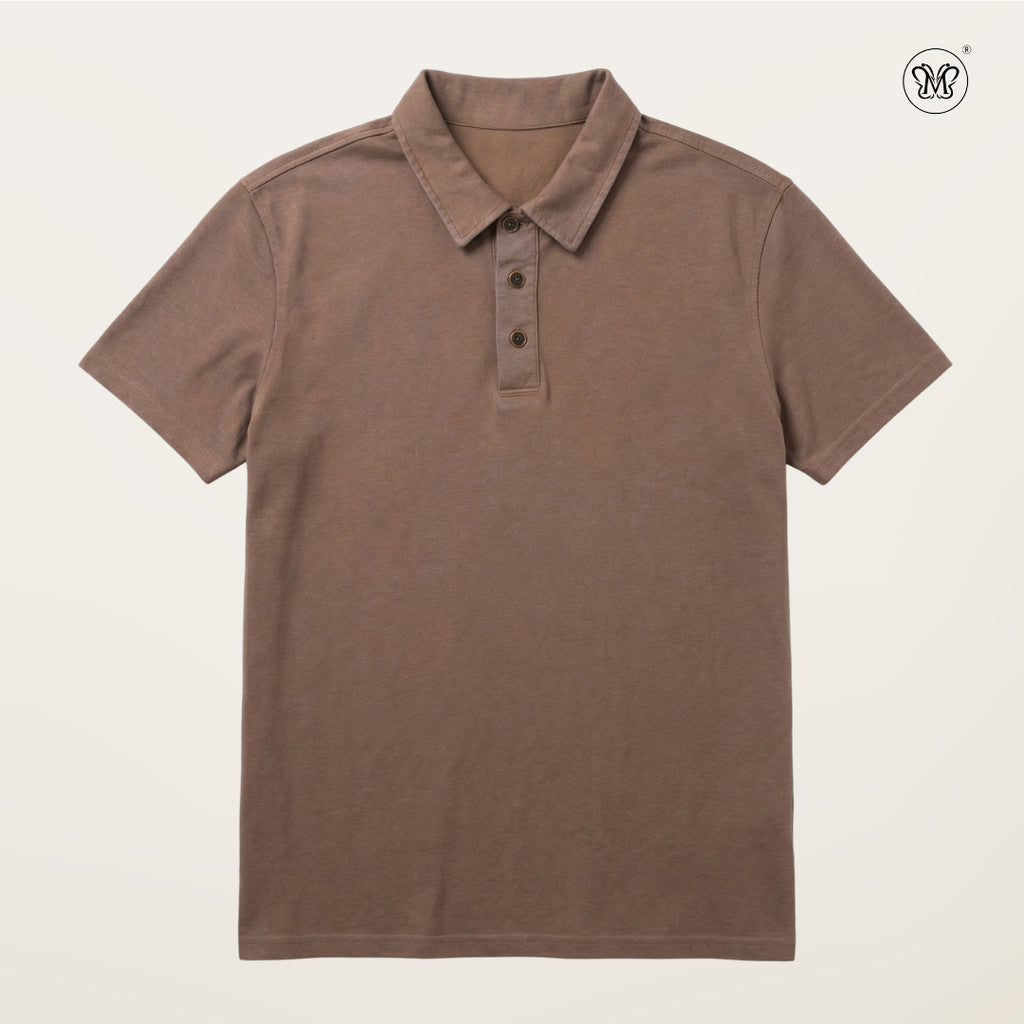 Vintage Washed Polo Tee