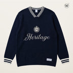 Heritage Crest Knit Sweatshirt