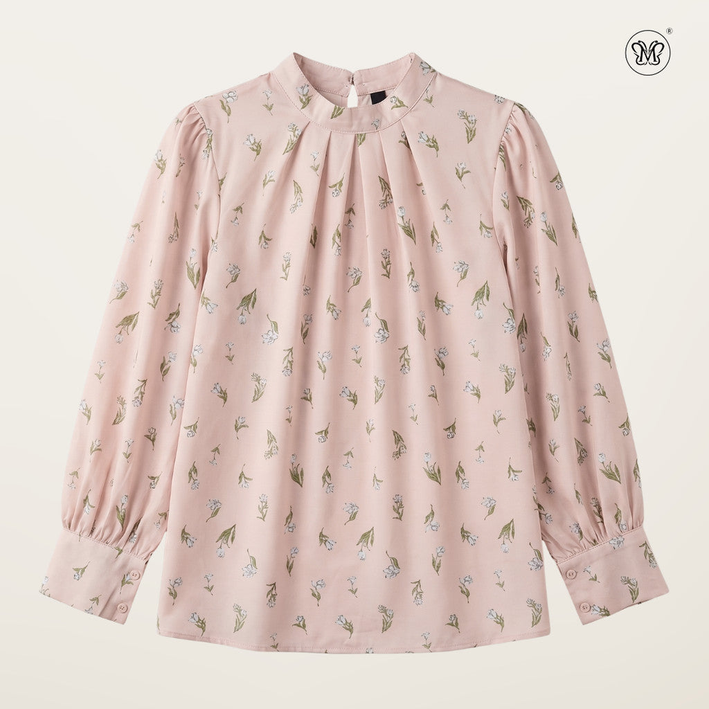 Classic Blush Garden Blouse