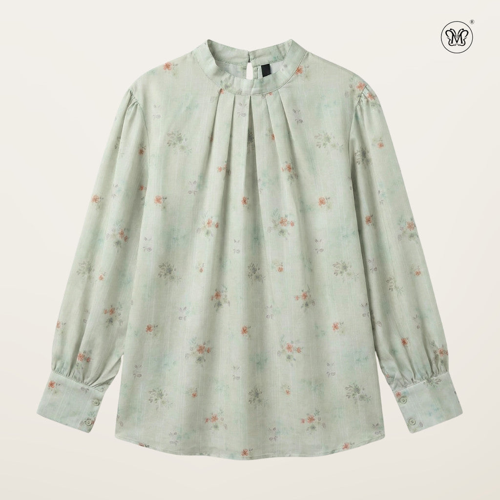 Classic Blush Garden Blouse