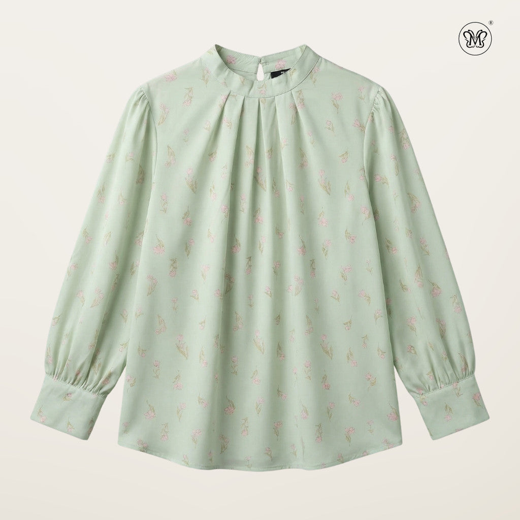 Classic Blush Garden Blouse
