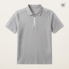 Track Collar Zip Polo Tee