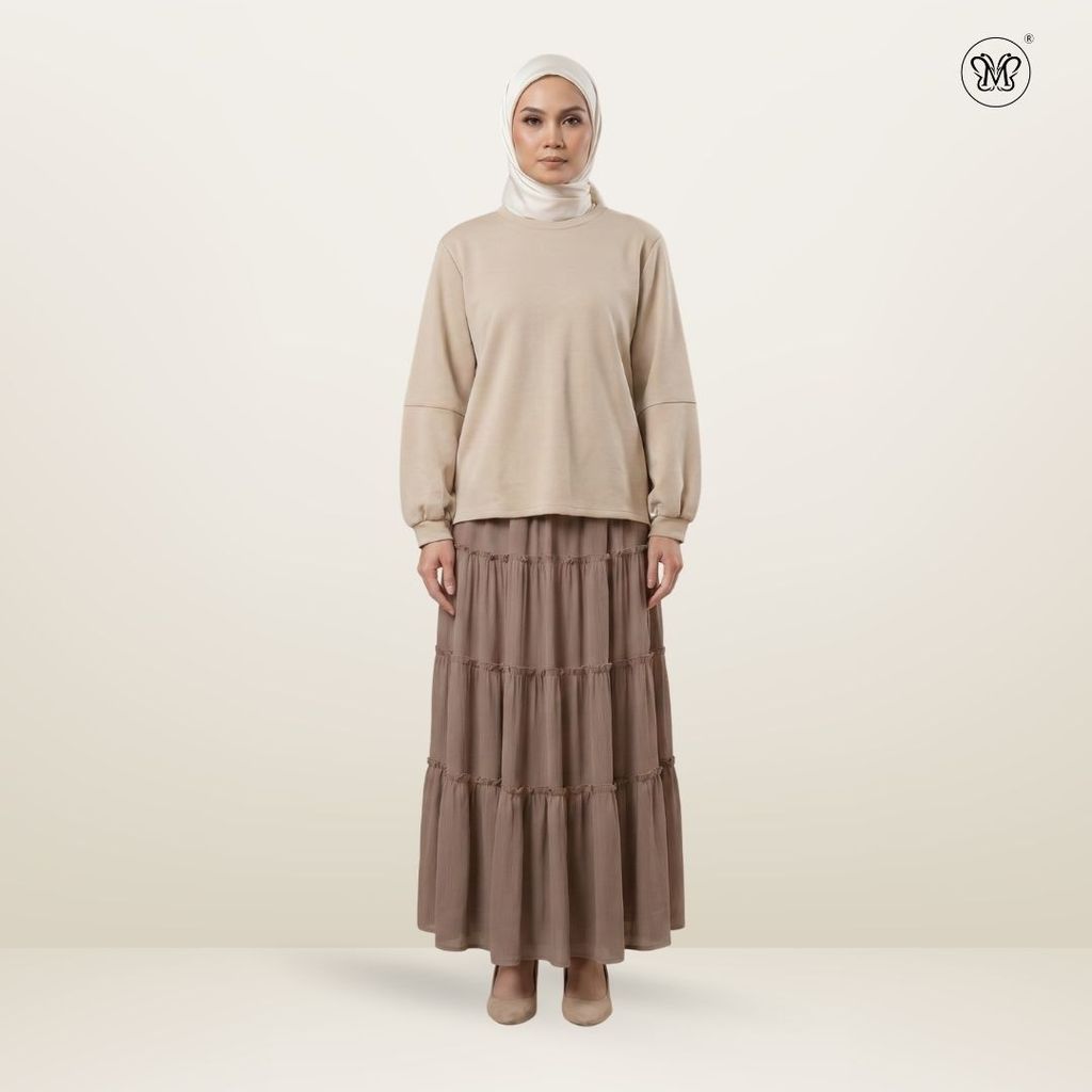Soft Flow Tiered Maxi Skirt