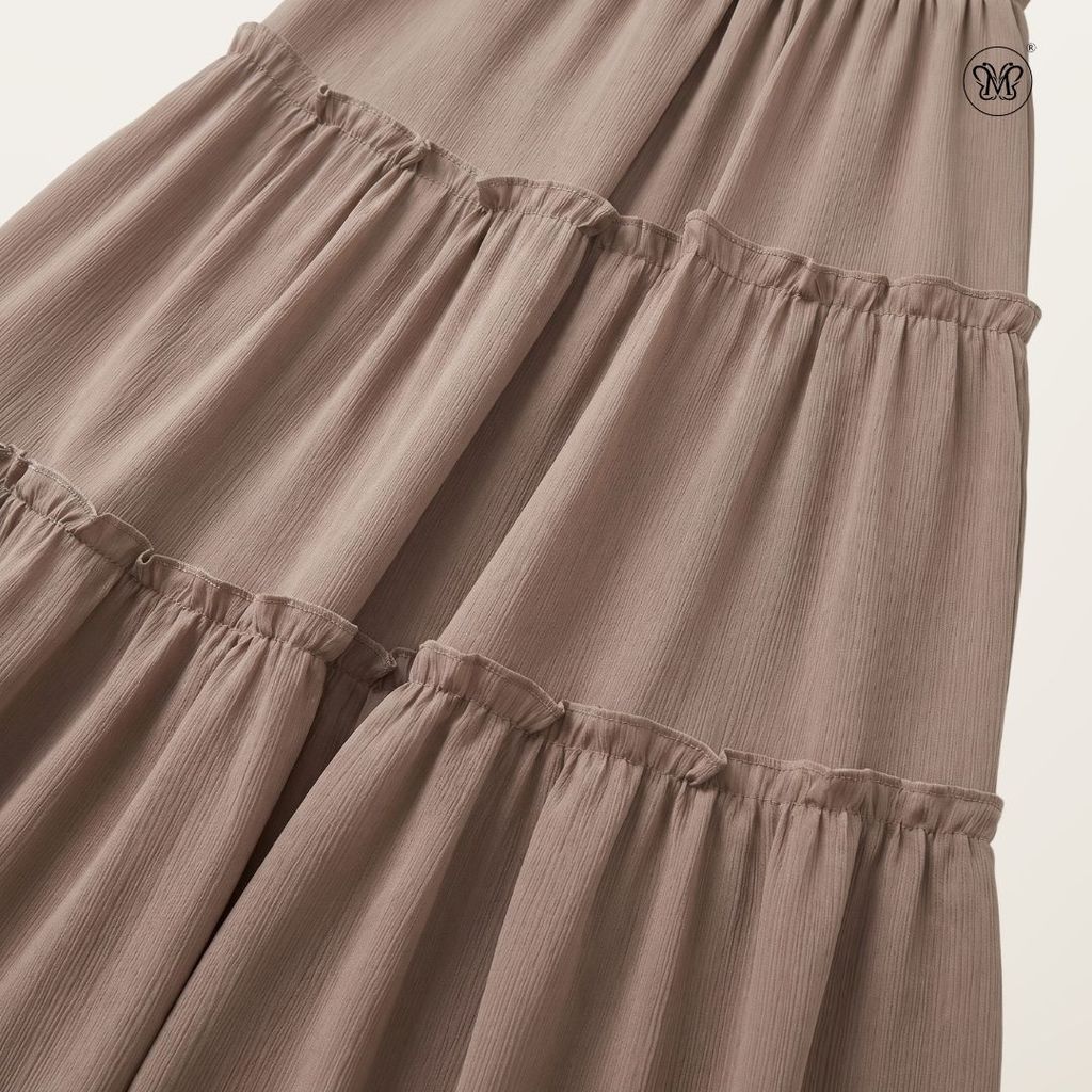 Soft Flow Tiered Maxi Skirt