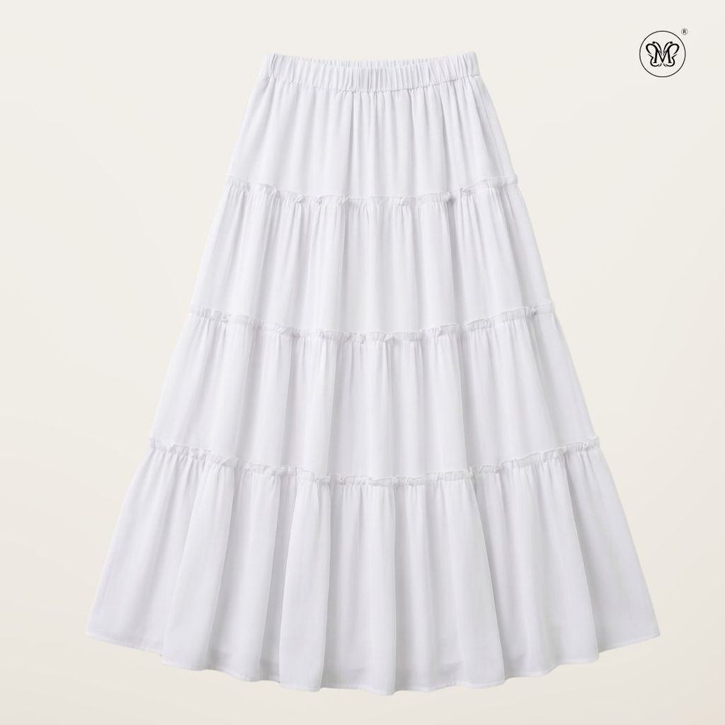 Soft Flow Tiered Maxi Skirt
