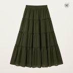 Soft Flow Tiered Maxi Skirt