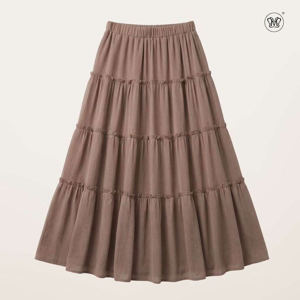 Soft Flow Tiered Maxi Skirt