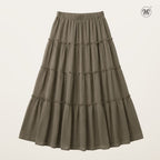 Soft Flow Tiered Maxi Skirt