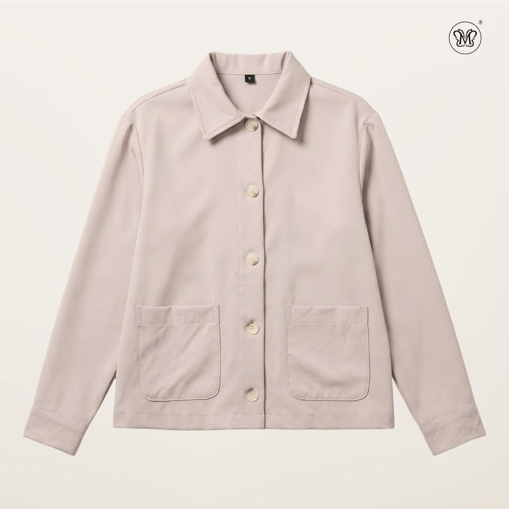 Classic Button Shirt Jacket Style