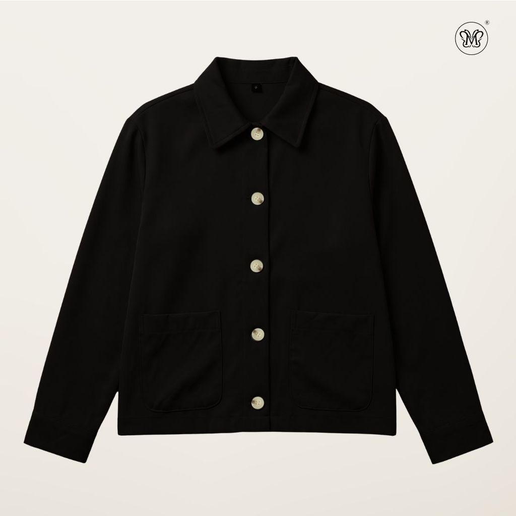 Classic Button Shirt Jacket Style