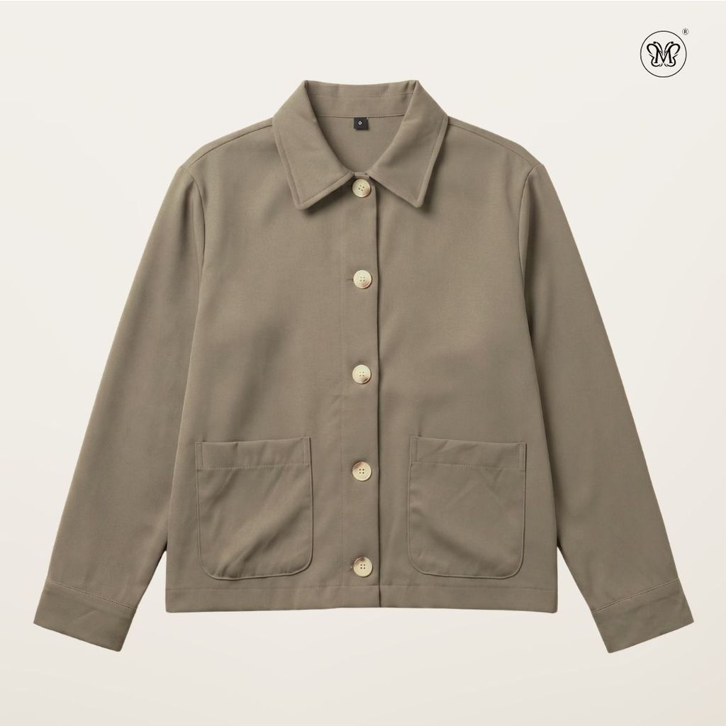 Classic Button Shirt Jacket Style