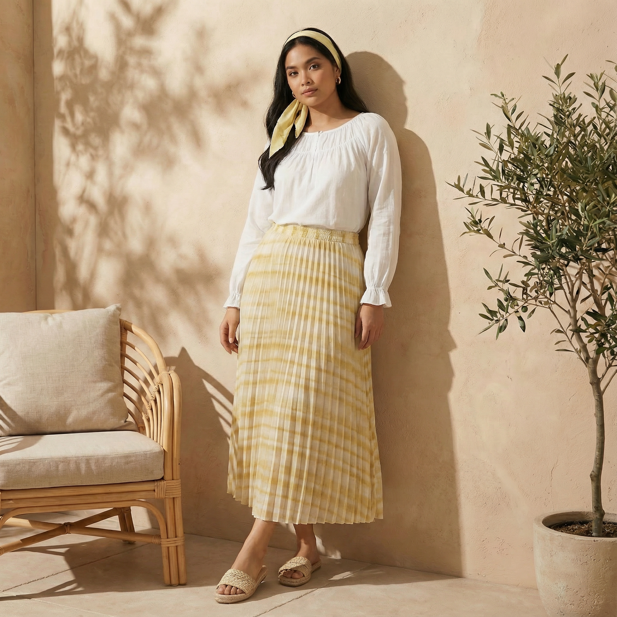 Free Size Pleated Skirts