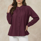 Raglan Sleeve with Soft Pleated