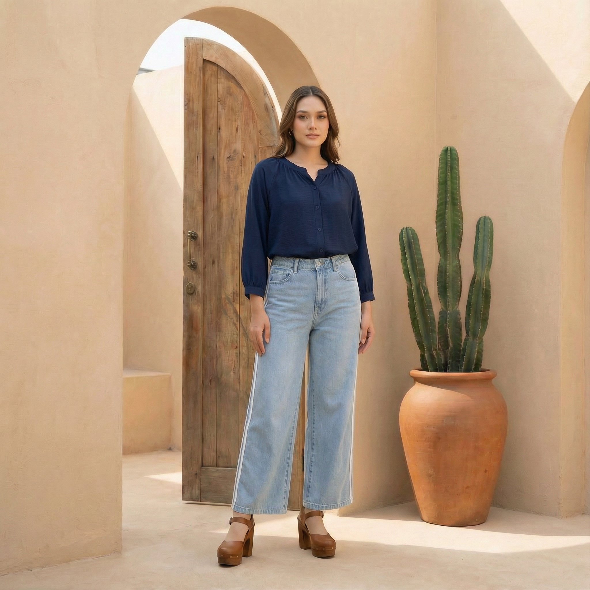 Relaxed Wide-Leg Fit Jeans