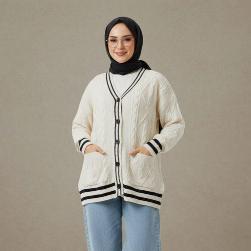 Baggy Outerwear Knitwear