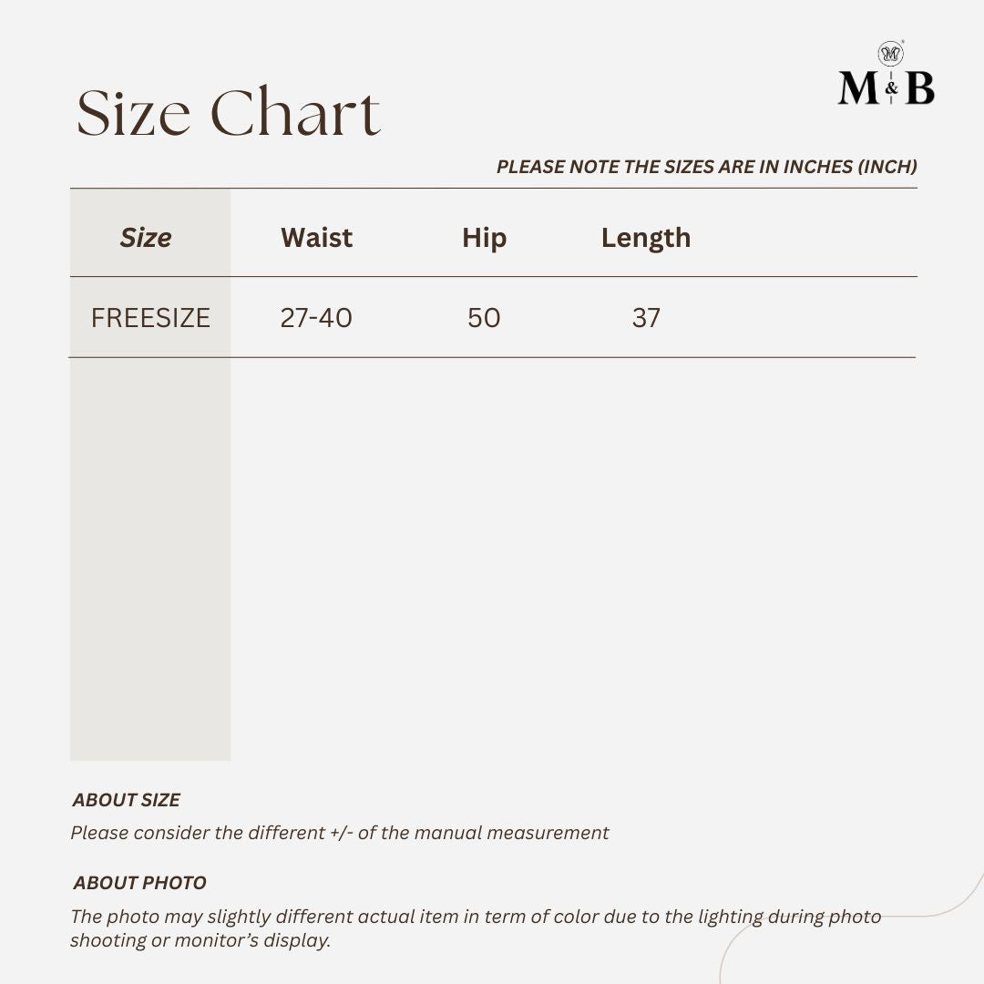Free Size Pleated Skirts